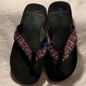 UGA GA Bulldogs Flip Flops